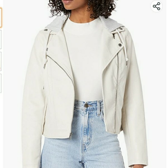 NWOT Levi's womens Faux Leather Classic Moto - Picture 3 of 12